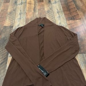 INC brown cardigan